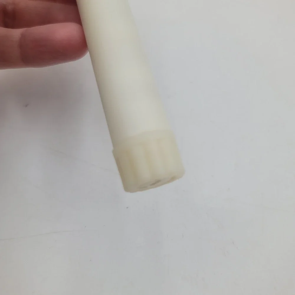 Set of 2 Ivory LED Flameless Taper Candles Battery Operated Flickering 10.5